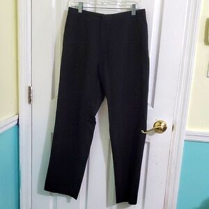 Calvin Klein Classic Flat Front Black Dress Pants Office Event 30 X 30
